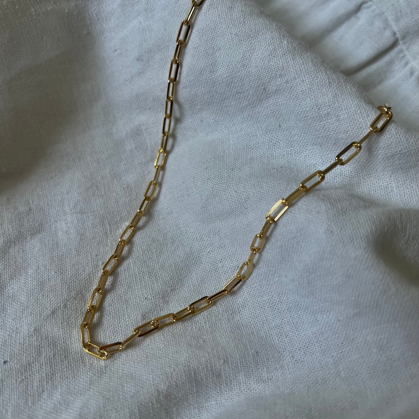 Paper Clip Chain Necklace